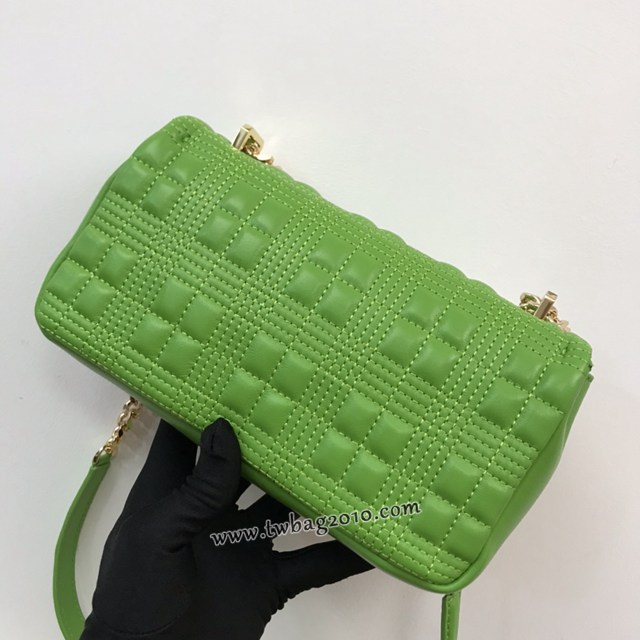 Burberry專門店新款羊皮小號TB蘿拉包 巴寶莉絎縫品牌格紋鏈條單肩挎背女包 yxb1535